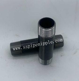 China ASTM A53 Black Steel Pipe Nipple ANSI/ASME B1.20.1  SCH40/STD 3/4