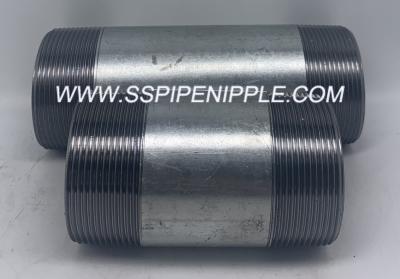 China Seamless Galvanized Pipe Nipple Durable Carbon Steel Pipe Nipples for sale