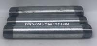 China ERW  Forged Galvanized Pipe Nipple Customized 1.5-10mm Wall Thickness for sale