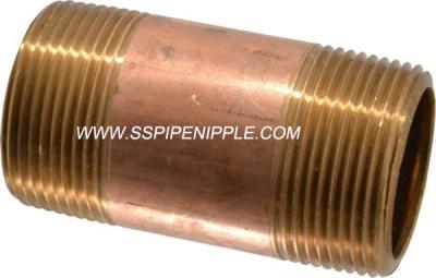 China Professional  Brass Pipe Nipple  ASTM B43 Standard NPT Rust Proof  2