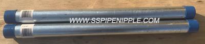 China Ready Cut Sch40 1 X18 Astm A53 Hot Galvanized Pipe Nipple NPT for sale