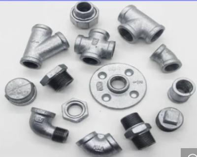 China Astm Galvanised Malleable Cast Iron Fittings Pn25 en venta