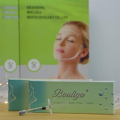 China Clear 1ml Hyaluronic Acid Dermal Filler Injectable Bouliga Without Alcohol for sale