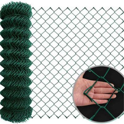 China Galvanised Chain Link Screen Mesh 8 Ft X 50 Ft BMG 11.5ga Silver Color for sale