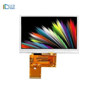 China 4.3 polegadas 480 * 272 WQVGA TFT Display LCD colorido com módulo de tela sensível ao toque à venda