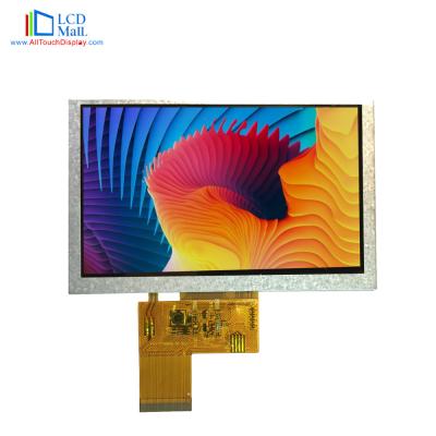 Китай 5 дюймовый WVGA 800*480 DOTS TFT LCD модуль Капацитивный сенсорный экран продается