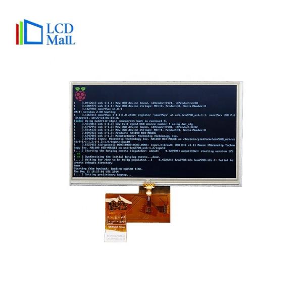 Quality 24 Bit RGB HDMI TFT Display TFT LCD Display Screen 800*480 Resolution for sale