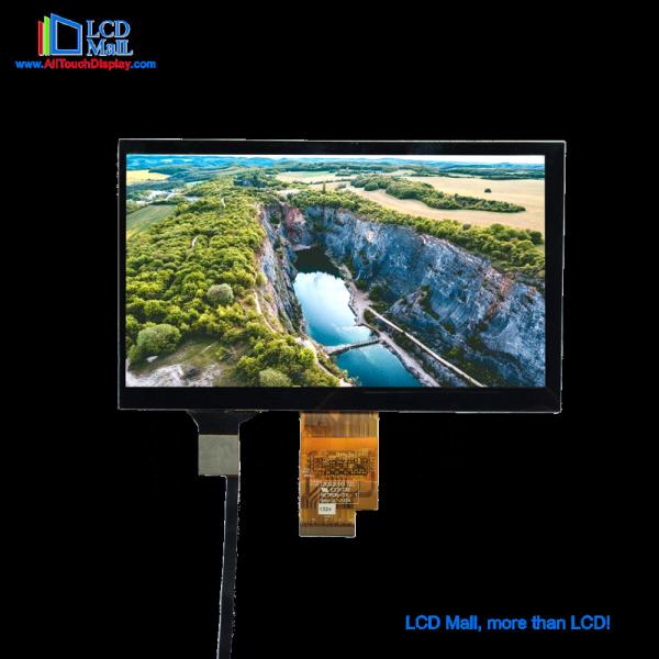 Quality 24 Bit RGB HDMI TFT Display TFT LCD Display Screen 800*480 Resolution for sale