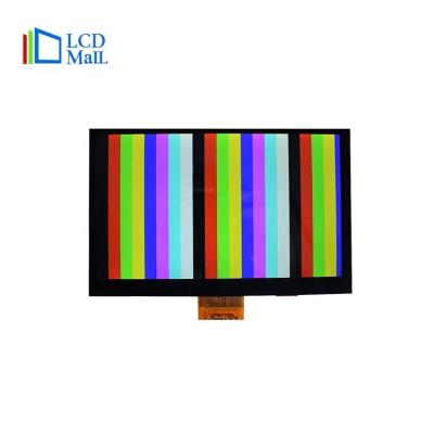 China 24bit RGB 800x480 LCD Display Car TFT Screen With LVDS 40 Pin for sale