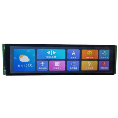 China 8.88 inch Bar Display LCD IPS TFT HD 1920*RGB*480 LCD scherm Display met LVDS interface Te koop