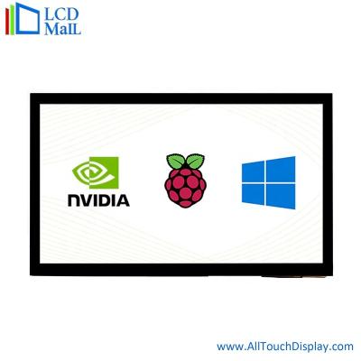 China 10.1 Inch Raspberry PI TFT Display Screen 500cd 1024*600 Multi Point Touch for sale