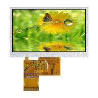 Quality 4.3 Inch 24 BIT RGB Custom LCD Display Transflective TouchScreen 1000nits for sale