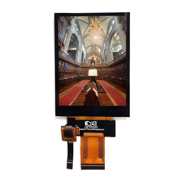 Quality 2.4 Inch LCD TFT HMI Display IPS 240*RGB*320 ALL Active View Angle CTP Touch for sale