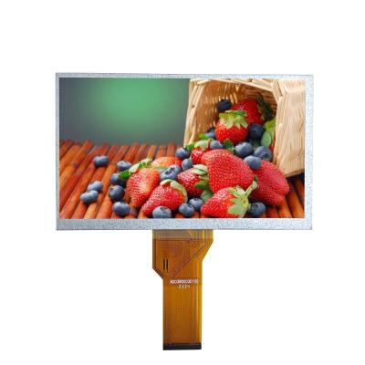 中国 7インチ TFT LCD ディスプレイ 800*480 伝達型 RGB インターフェース 430cd 輝度 販売のため