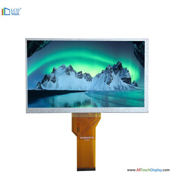 Quality 7 Inch TFT LCD Display 800*480 Transmissive RGB Interface 430cd Luminance for sale