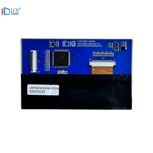 Quality 4.3'' Arduino TFT LCD Display With FPC-40PIN Connection 250cd/M2 Brightness for sale