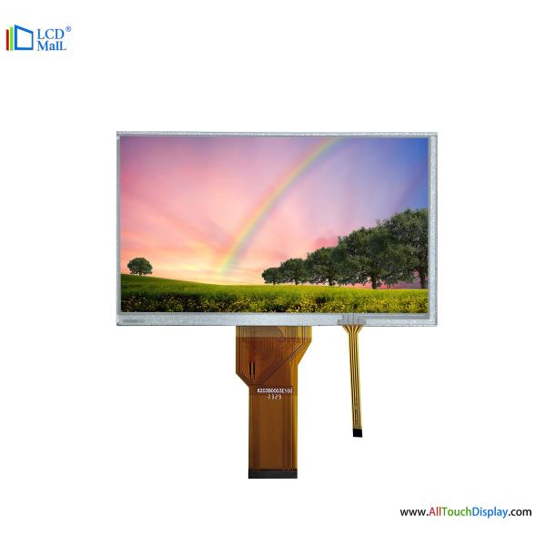 Quality 40 Pin lcd screen TFT LCD Display RTP 7 Inch LCD Module High Brightness 280cd/m2 for sale