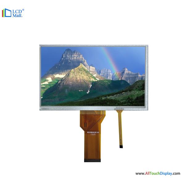 Quality 40 Pin lcd screen TFT LCD Display RTP 7 Inch LCD Module High Brightness 280cd/m2 for sale