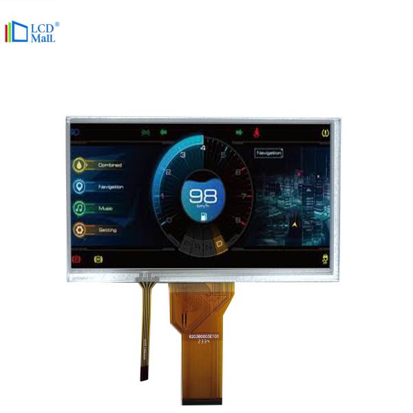 Quality 7 Inch TFT LCD Display 800x480 Resolution RGB Interface RTP Screen LCD Modules for sale