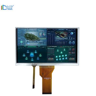 China 7 Inch TFT LCD Display 800x480 Resolution RGB Interface RTP Screen LCD Modules for sale