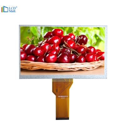 中国 カスタマイズされたスクリーン LCD ディスプレイ 7インチ 800*480 伝達型 RGB インターフェース 350cd 販売のため