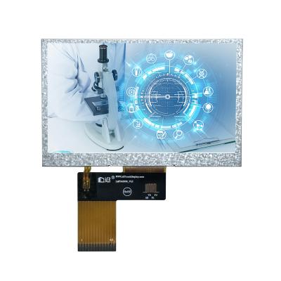 China 4.3 inch 480x272 with customized resistive or capacitive touch panel RGB interface TFT LCD display for sale