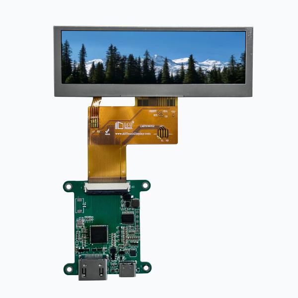 Quality 3.9 Inch Bar Type TFT LCD High Brightness 480*128 350nits HDMI Interface Touch Screen for sale