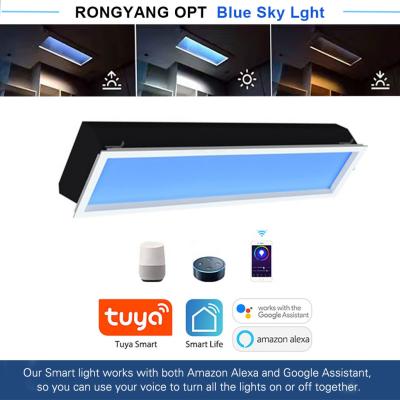 China 1200 x 300 langlebige künstliche LED-Oberlicht-Deckenplatte 100 W 5500 Lumen zu verkaufen