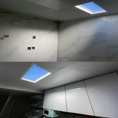 中国 110V 220V 120x60 LEDの偽の天窓の天井板はTuya Alexa制御を模倣します 販売のため