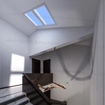 China Home Wireless LED Fake Skylight Multi Function Virtual Window 200W for sale