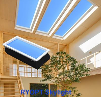 China Luz de panel de techo LED de cielo azul sin parpadeo CCT 7800K práctica en venta