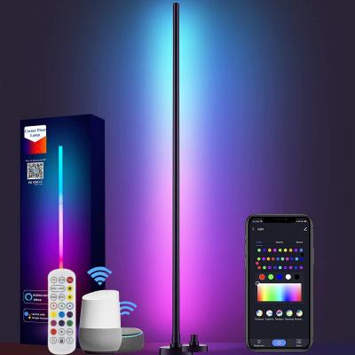 China Nordic Modern RGB LED Floor Lamp Indoor Dimmable WiFi Alexa Voice Control for sale