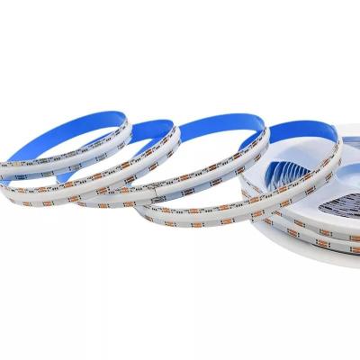 China 12/24V Dimmable RGB COB LED Strip 630LED/M CCT 2700K-6000K Cuttable for sale