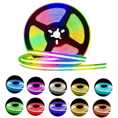 China ROHS Praktischer COB-RGB-LED-Streifen, farbige LED-Lichtstreifen mit mehreren Szenen zu verkaufen