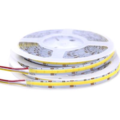 China Turnable PCB Warm LED Strip Lights , 608LED/M Dot Free LED Tape for sale