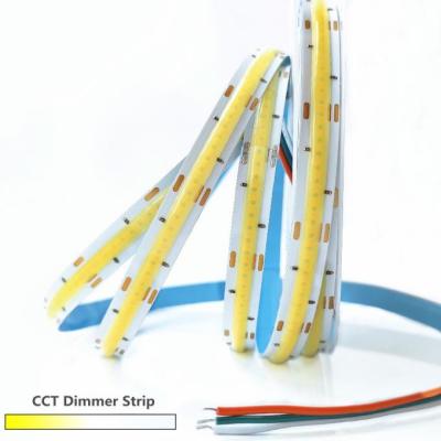 China COB CCT 2500K Silicone LED Strip Light Dimmable Multipurpose for sale