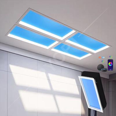 China Tuya 600x600 SquareLED Fake Window Sunlight Skylight Multipurpose For Home for sale
