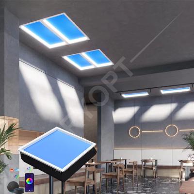 China Painel LED multiuso de efeito de céu de 60x60 cm, sem luz solar artificial cintilante à venda