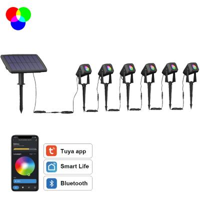 China Weatherproof IP55 Colored Outdoor Spotlights Color Changing Dimmable for sale