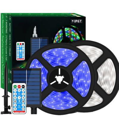 China Blue Dimmable Solar LED Strip Lights Outdoor Stable 2835 SMD for sale