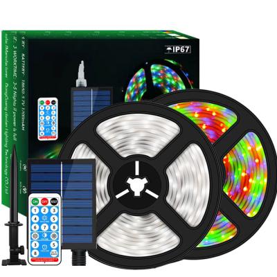 Chine Lumières de bande imperméables de SMD2835 solaires, bande actionnée solaire stable de RVB LED à vendre