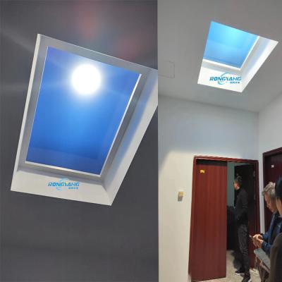 China 600x600 LED Sunlight Panel Light 200W CRI 95 Tuya Wireless Control for sale