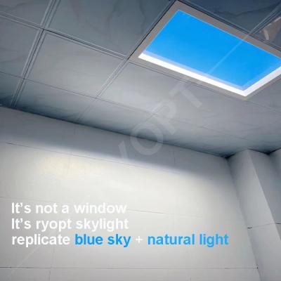 中国 Ultra Thin Led Simulated Skylight Artificial Daylight 110V 150mm 2500K 6500K 販売のため