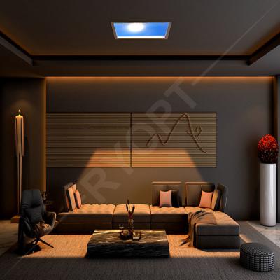 China Artificial Blue Sky Light Smart Tuya Natural Bright Ceiling LED Skylight Panel 350W for sale