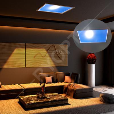 China Luzes de teto artificiais 500W do céu do diodo emissor de luz da claraboia Tuya ajustável Alexa Control System à venda