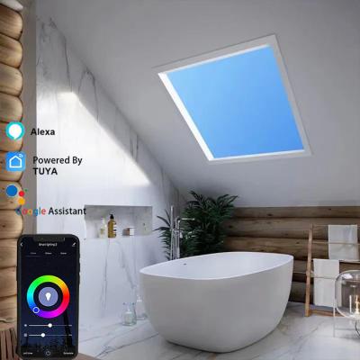 China Rayleigh Scattering LED Fake Window Light Panel 8000 Lumen Dimmable en venta