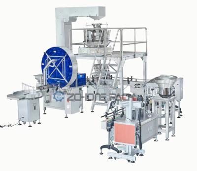 Chine Machine de remplissage automatique de granule pesant la machine de capsulage de vis de machine de remplissage à vendre