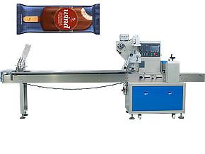 China Flow Packing Machine Line Packaging Bread Moon Cake Egg Tarts for sale