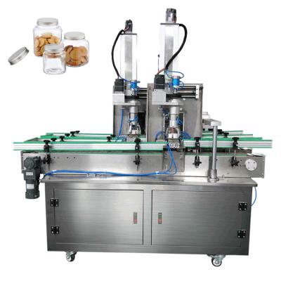 China Cheese Stuffed Olives Automatic Screw Capping Machine For Glass Jars for sale