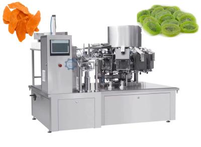 China Industrial Rotary Vacuum Packaging Machine Dry Fruit Cranberries Blueberries Peanut for sale